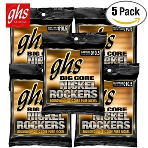 5-PACK GHS BCL Big Core Nickel Rockers Light Electric Guitar Strings 10.5-48 - Picture 1 of 1