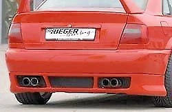 Delantal de parachoques trasero estilo RS4 OEM AUDI A4 B5 1996-2001 Rieger NUEVO Foto 1 de 1