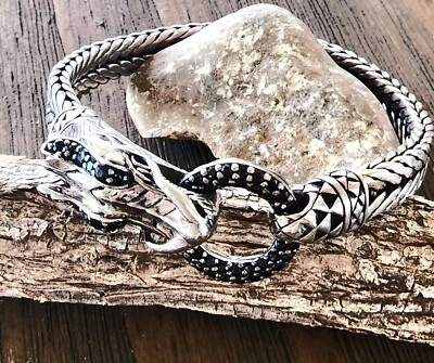 Pulsera John Hardy NAGA Dragón Zafiro ¡BONITA! Foto 1 de 4
