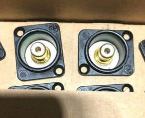 Neutrik NF2D-B-9 - Phono socket in black chrome D-shape housing - 10 Pack - Picture 1 of 4