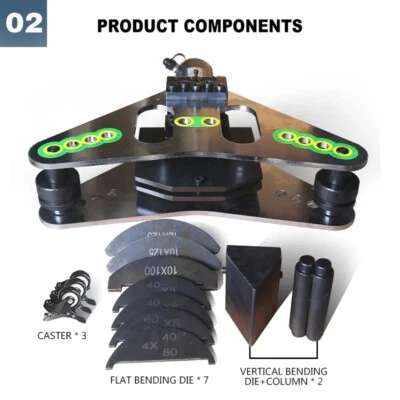 Piegatrice a supporto piatto piegatrice idraulica orizzontale rame ferro piatto piegatrice - Immagine 1 di 4