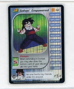Gohan Empowered #152 Unlimited Rare Foil Dragon Ball Z Card Game Score Holo NM - Picture 1 of 2