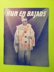 Danish Film Program "Lache,Bajazzo" Paul Hörbiger.Monika Burg. - Foto 1 di 5