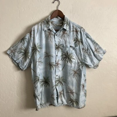 Camisa Campia Moda Hawaiana Abotonada Para Hombres XL Manga Corta Island Cruise Resort Foto 1 de 4