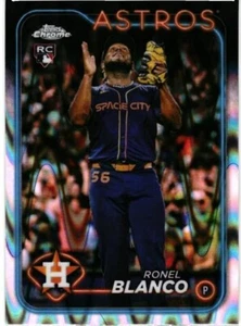 2024 Topps Chrome Update USC125 - Ronel Blanco - Rookie - Raywave Refractor - Bild 1 von 2