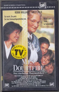 Mrs. Doubtfire Das stachelige Hausmädchen Film auf VHS Kassette (8588-01) - Bild 1 von 2
