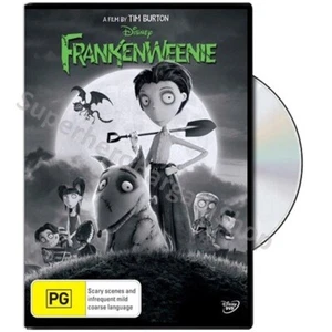 Frankenweenie (DVD, 2012) PAL Region 4 (Disney) Tim Burton, Catherine O'Hara - Picture 1 of 5