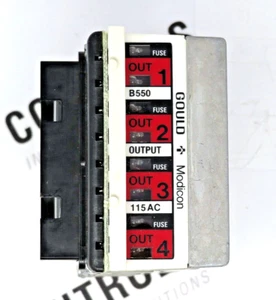 Gould Modicon B550-001 115 VAC Output Module - Picture 1 of 10