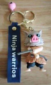 Ninja Warriors Anime Silicone Rubber Strap Keychain #D96 - Picture 1 of 1