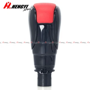 AUTO Black Red Leather Gear Shift Knob Stick Lever For Honda Civic 2022-2024 - Picture 1 of 11