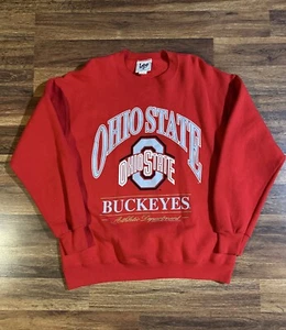 Vintage 90s Lee Sport Ohio State Buckeyes Crewneck Men’s Size Large Made In USA - Picture 1 of 7