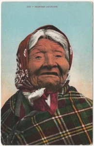 Postal color de la princesa Angelina del jefe nativo americano de Seattle del siglo XX - Imagen 1 de 2