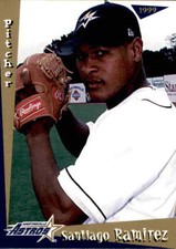 1999 Martinsville Astros Grandstand #21 Santiago Ramirez Dominican Republic Card