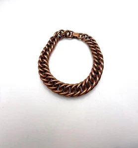 Vintage Kupfer Kette Armband Grob Dick Herren Damen Unisex 8 Zoll - Bild 1 von 10