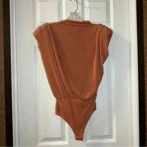Neu mit Etikett Fashion Nove Rost orange Impress You Schulterpolster Body Größe XS - Bild 1 von 9