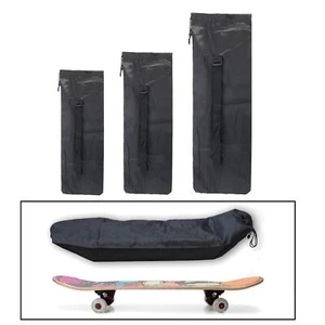 Waterproof Skateboard Bag Black 210D Oxford Cloth Backpack Storage Cover - Picture 1 of 10