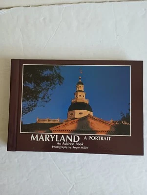 Vintage 1988 Maryland A Portrait Address Book Photos By Rodger Miller Unused - Image 1 of 4