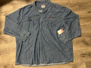 Wrangler Relaxed Fit Jean Shirt Size 3XL New - Picture 1 of 3