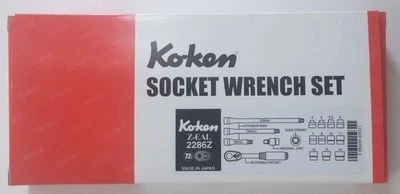 KOKEN Z-EAL 1/4 SOCKET WRENCH SET 2286Z - Image 1 of 3