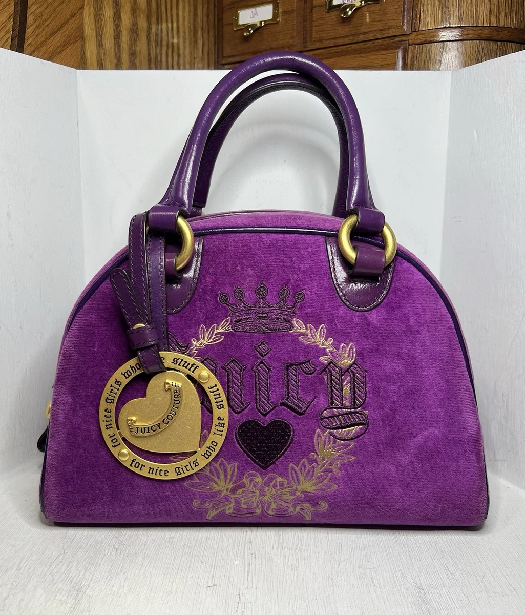 Juicy Couture Satchel/Top Handle Bag Purple Bags & Handbags for