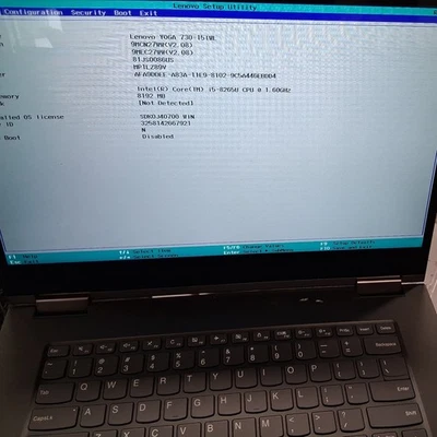 Lenovo Yoga 730-15IWL Laptop i5-8265U 1.80GHZ 8g RAM - Image 1 of 4