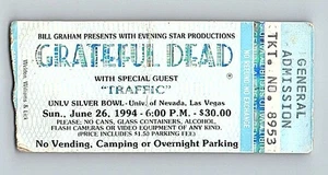 Grateful Dead Versandhandel Konzert Ticket Stub 26. Juni 1994 Las Vegas Nevada - Bild 1 von 7