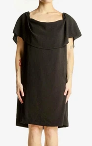 NWT Charles Henry Black Off Shoulder Elegant Cocktail Shift Dress Size XXL - Picture 1 of 18