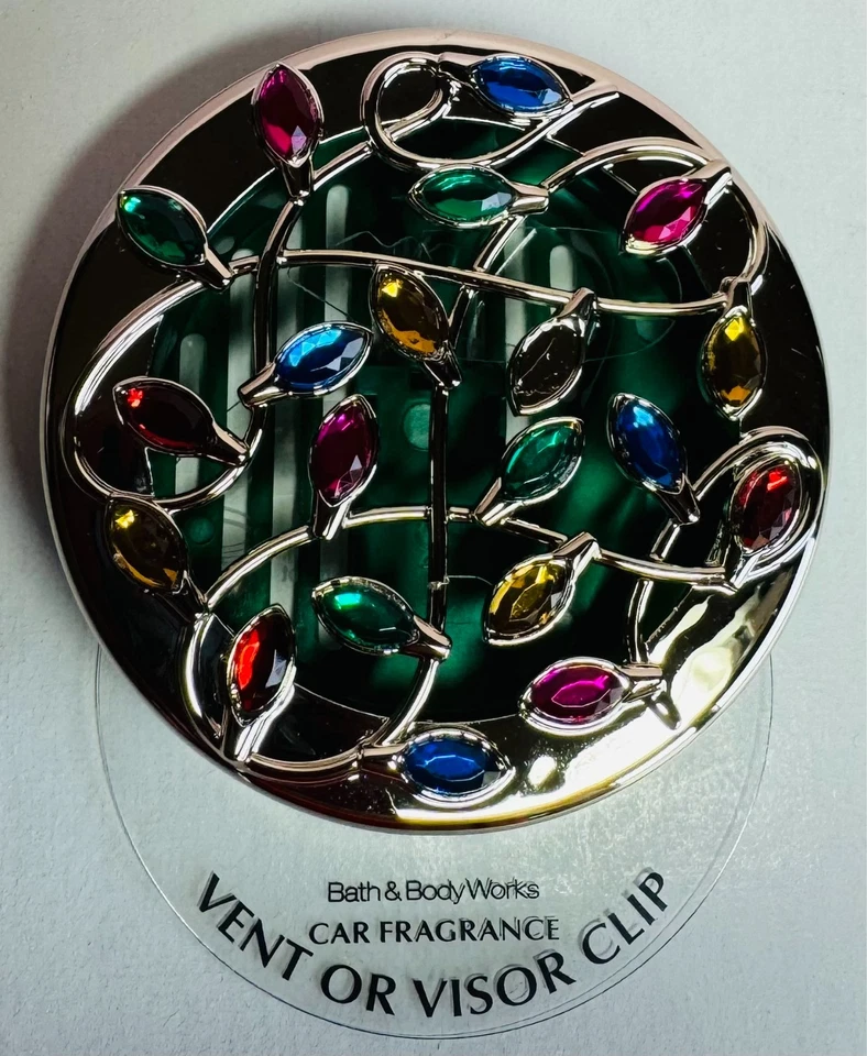 NUEVO ~ LUCES NAVIDEÑAS - VENTILACIÓN COCHE / CLIP PARA VISERA - Baño y carrocería funciona ENVÍO GRATUITO Foto 1 de 1