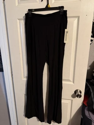 No Boundaries Women's Bootcut Leggings Size L Black - Image 1 of 4