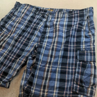 The Foundry Plaid Cargo Shorts Men's Size 50 S8 - Image 1 of 4