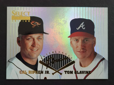 Vista previa interliga #14 1996 Select Certified C. Ripken Jr. & T. Glavine - Salón de la fama Foto 1 de 3