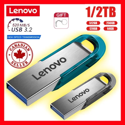 USB 3.1 Flash Drive 2TB 1TB 512GB 256GB 128GB High Speed Memory Stick U Disk - Image 1 of 4