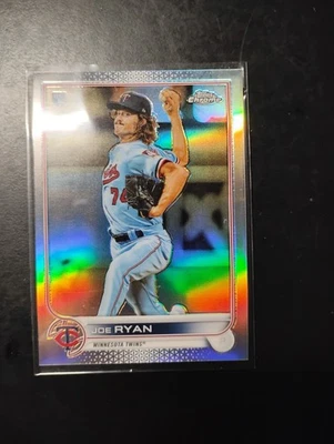 2022 Topps Joe Ryan Rookie REFRACTOR RC Baseball Card - Image 1 of 2