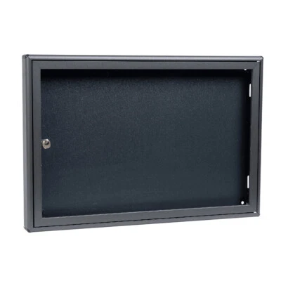 Bacheca Portavvisi Silmec SB112 Alluminio Grigio Ferro 550x370 mm - Immagine 1 di 2