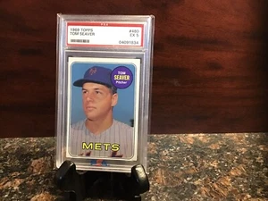 1969 TOPPS #480 TOM SEAVER BASEBALL CARD METS PSA 5 EX - Picture 1 of 2