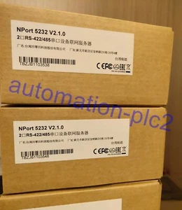 1PCS NEW MOXA Nport 5232 Serial server FedEx or DHL - Picture 1 of 5