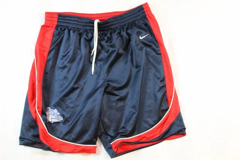 Nike Team Gonzaga Dark Blue Gym Shorts Mens Size S Large NCAA Basketball Cover