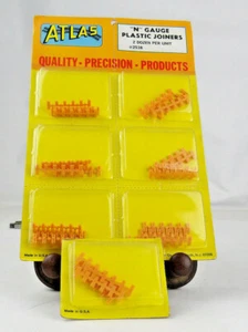 Atlas 2538 N-Scale Orange Plastic Joiners (24) per - Picture 1 of 2