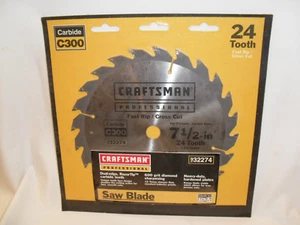 Craftsman Professional 7-1/4" 24T Carbide Saw Blade - Mislabled #32274 USA - NOS - Picture 1 of 8