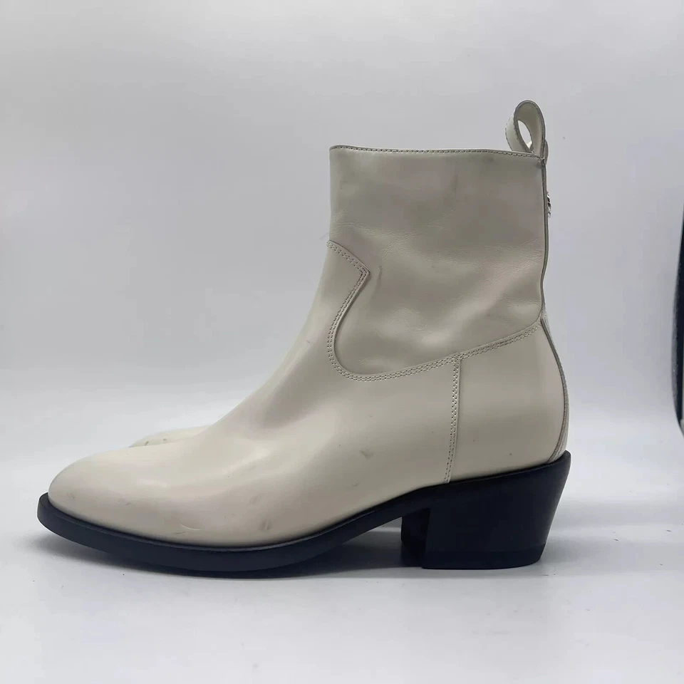 Jimmy Choo Jesse Glossed-Patent Leather Ankle Boots size 6M - Image 1 of 4