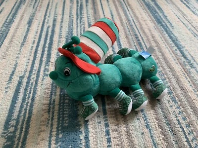 Commonwealth Lots a Lots a Leggggggs Green Caterpillar Topper 1998 Plush - Image 1 of 4