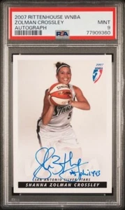 2007 Rittenhouse WNBA Autograph Shanna Zolman PSA 9 Tennessee Lady Vols - Picture 1 of 2