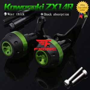 Para Kawasaki Ninja ZX14R 2006-2024 2008 09 CNC marco deslizante protección contra choques - Imagen 1 de 12