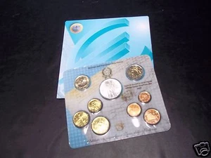 manueduc  ITALIA 2003  CARTERA  OFICIAL BU  9  Monedas con 5 Euros PLATA NUEVA   - Bild 1 von 1