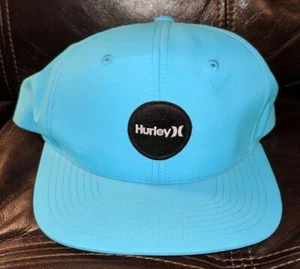 Hurley Pacific Water Repellent Lightweight Blue Hat Strapback Hawaii Under Brim - Picture 1 of 8
