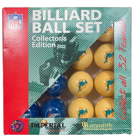 NFL Collectors Edition Billiard Ball Set Cover