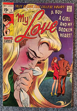 My Love #1 Marvel Comics 1970 Romance John Romita John Buscema - FN-