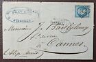 1864 French Entire to Barthelemy, Cannes from Prat, Marseille