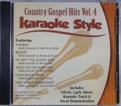Country Gospel Hits Volumen 4 Estilo Karaoke Cristiano NUEVO CD+G Daywind 6 Canciones Foto 1 de 2
