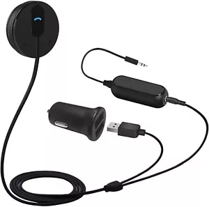 Bluetooth 5.3 Wireless Audio Adapter Car Kit With Noise Isolator Dual Charger - Picture 1 of 8